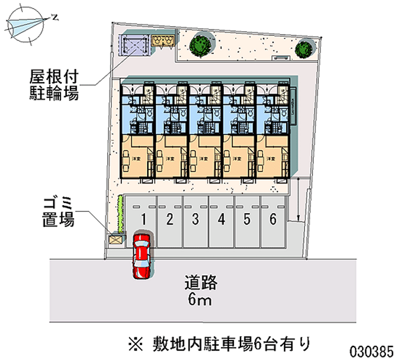 レオパレス白鷹 月極駐車場