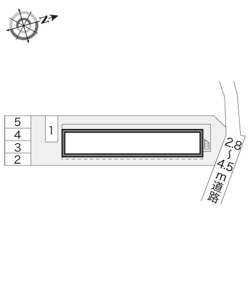レオパレスエクセル湘南 配置図