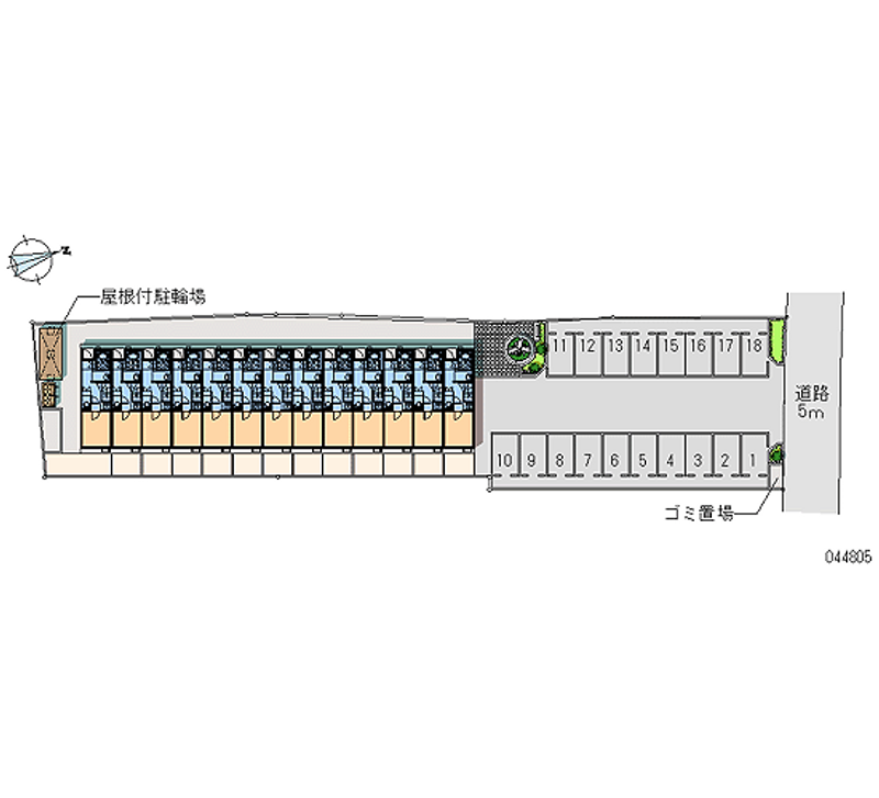 44805 bãi đậu xe hàng tháng