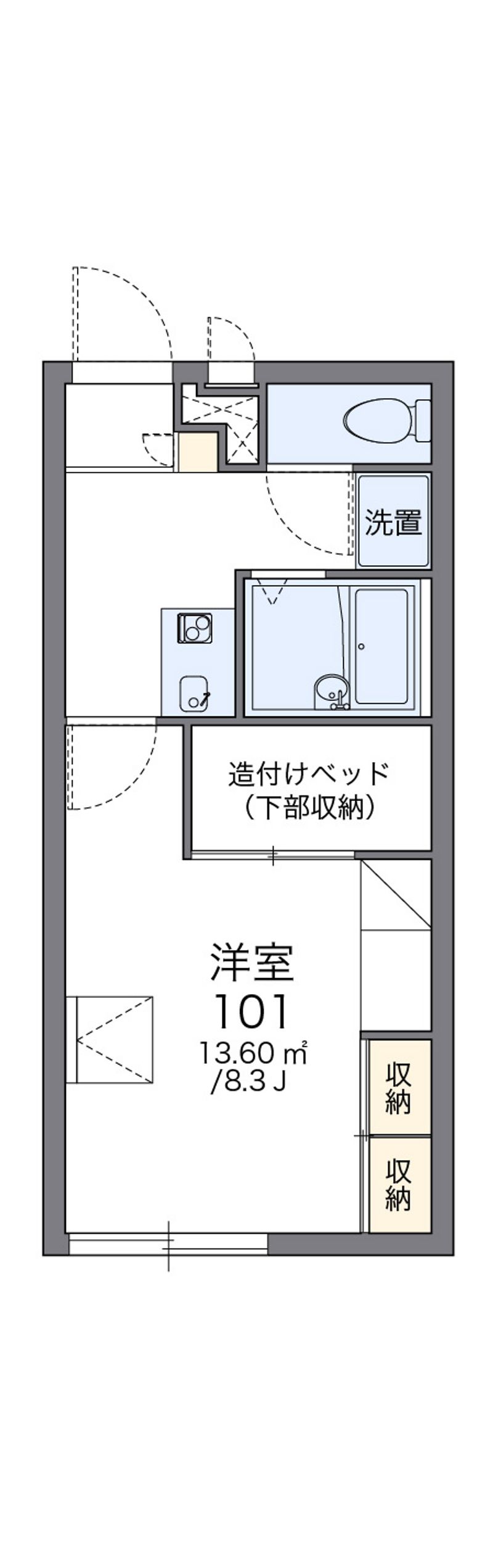レオパレス清恵 間取図