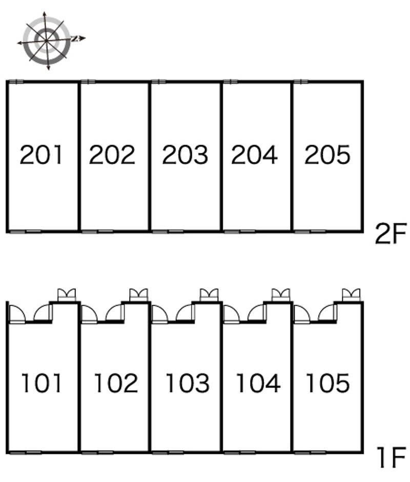 レオパレスサヤンフォレスト 間取配置図