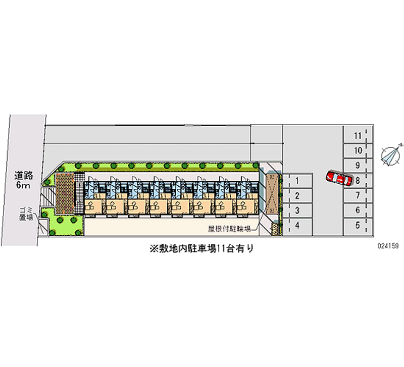 レオパレス瑞穂東 月極駐車場