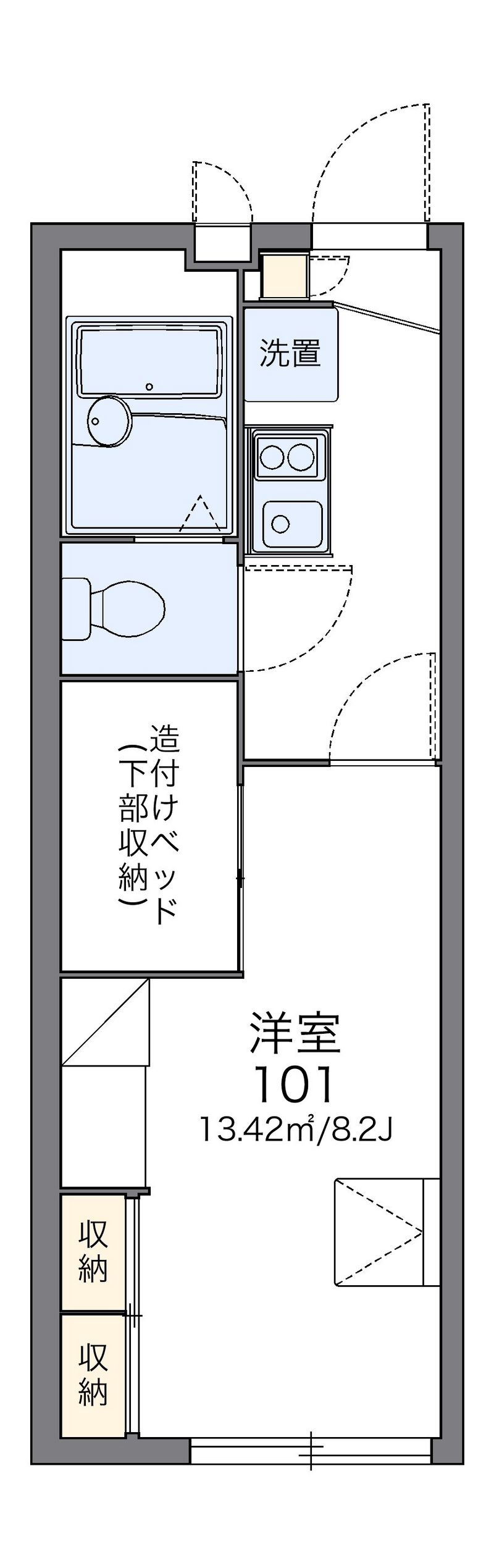 レオパレスＭＡＭＡ 間取図