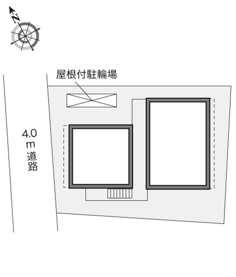 レオパレス谷万成 配置図