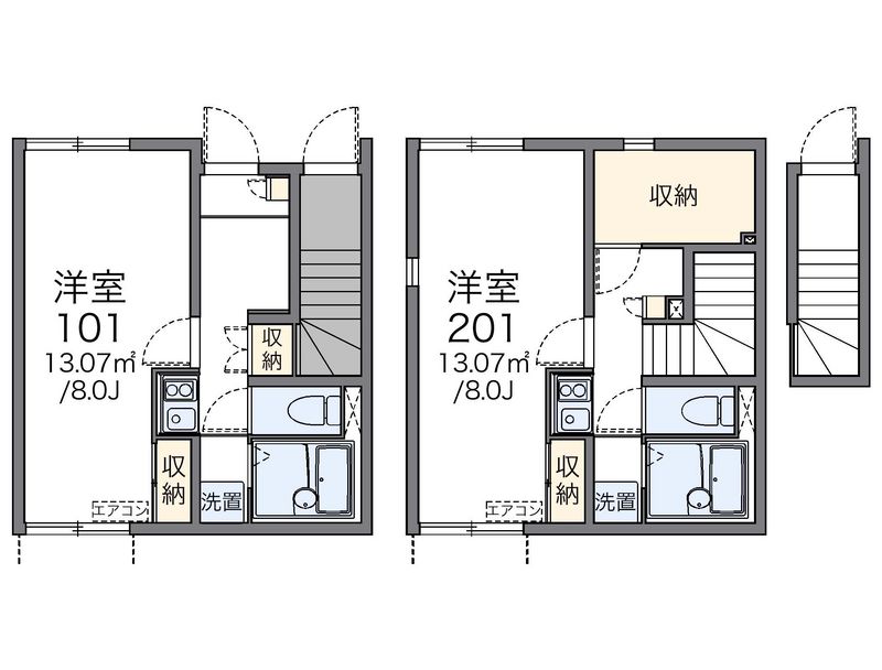 レオネクスト山崎　あずま橋 間取り