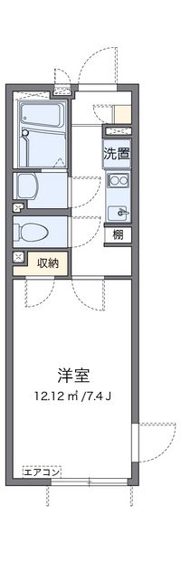 レオネクストＵ＆ＳⅢ 間取り図