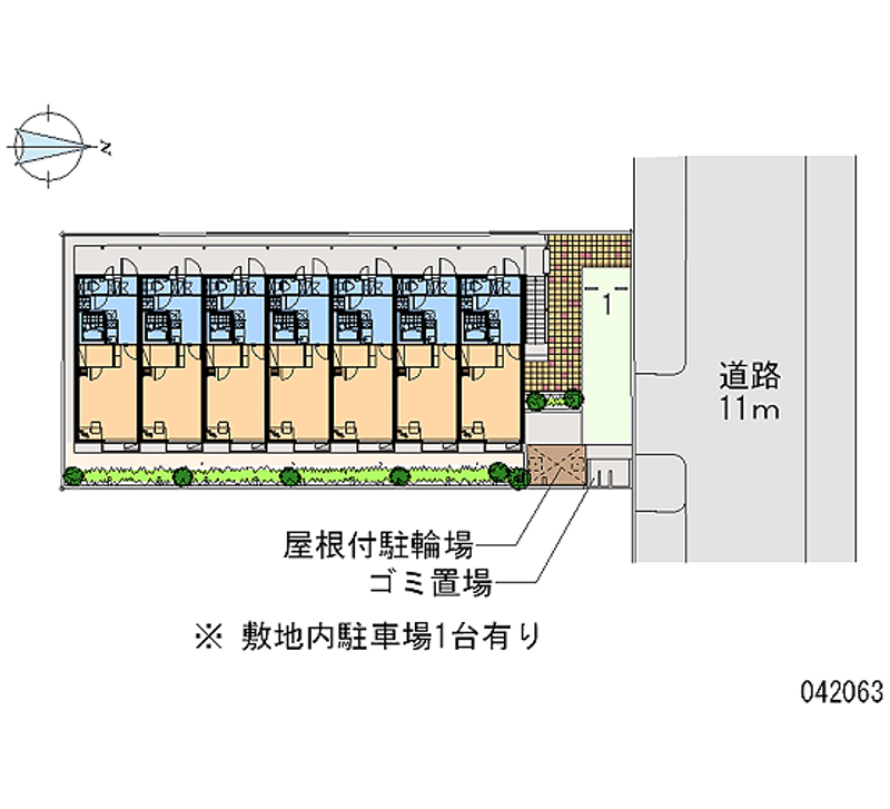 レオネクスト学園前 区画図