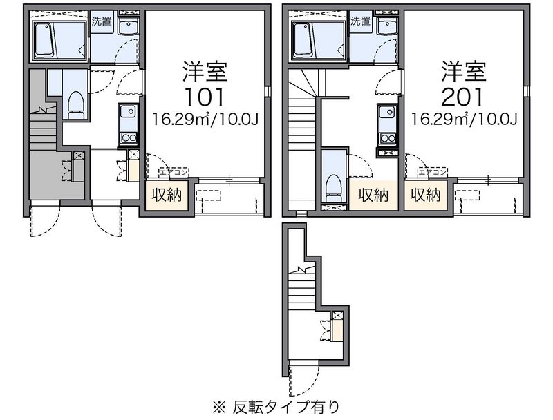 レオネクストウエストＡｙａ 間取図