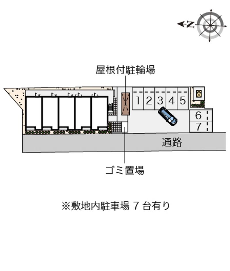 クレイノ太宰府 配置図