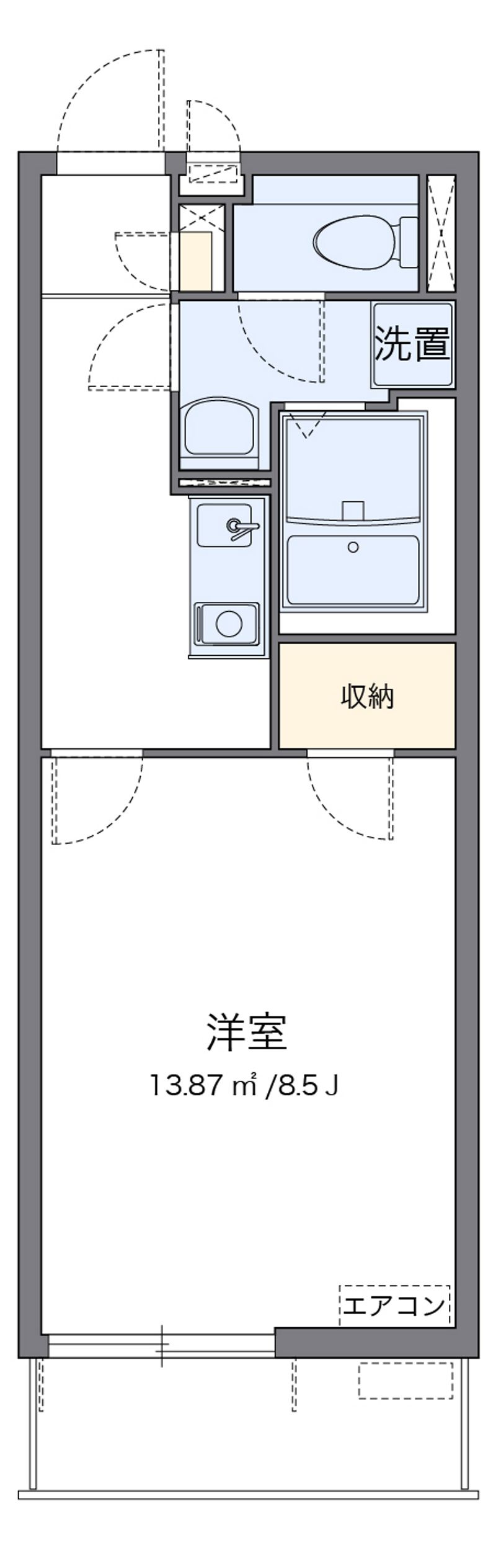 ヴィアロ谷原レジデンス 間取図