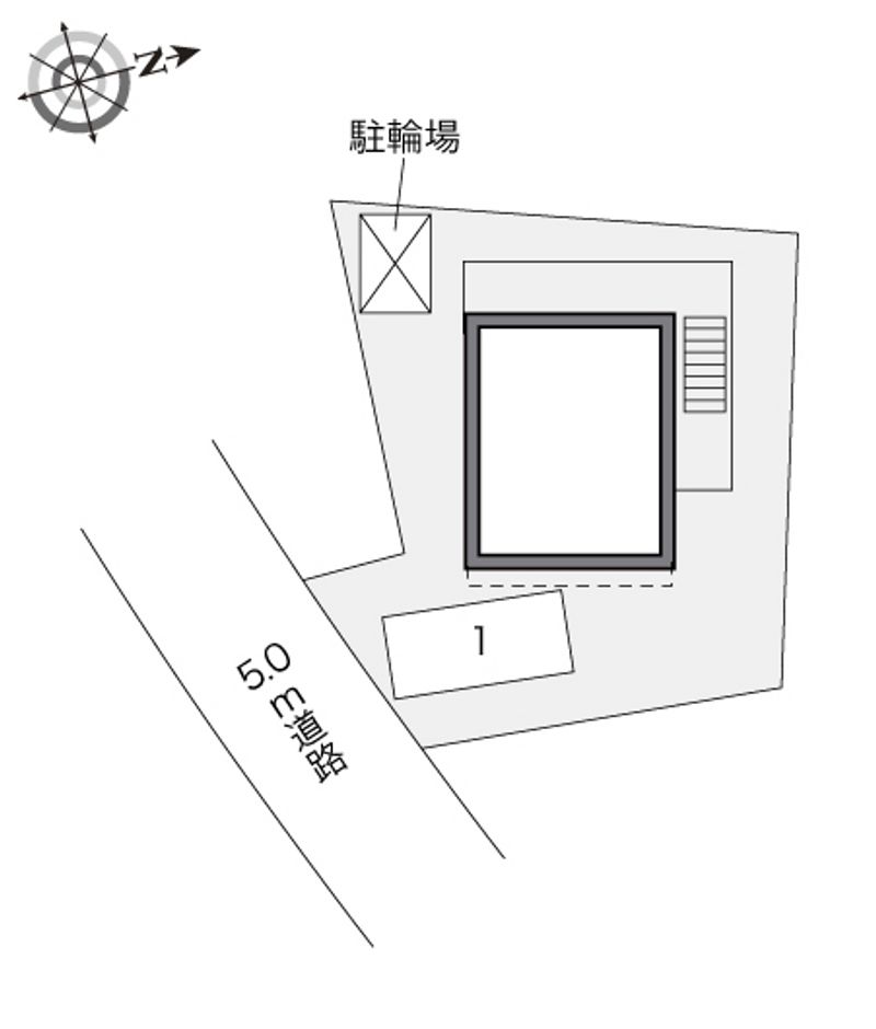 レオパレスサンライズ 駐車場