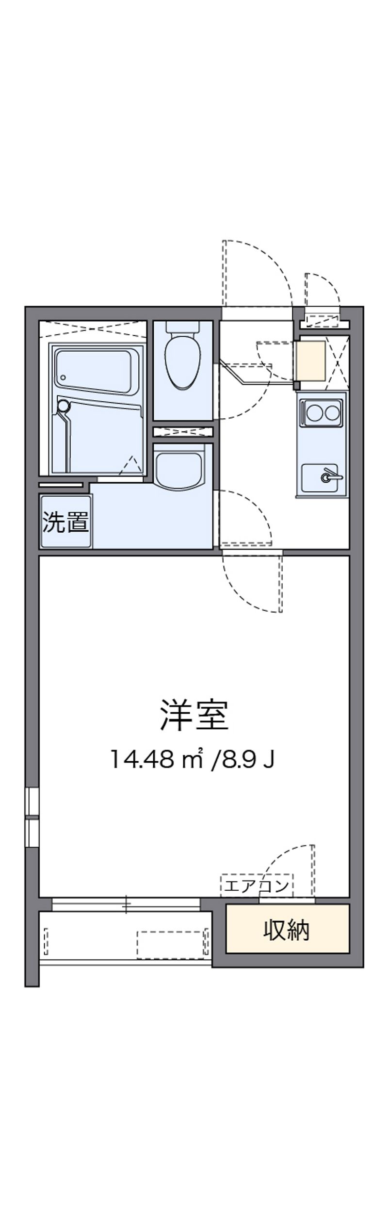 クレイノ花 間取り