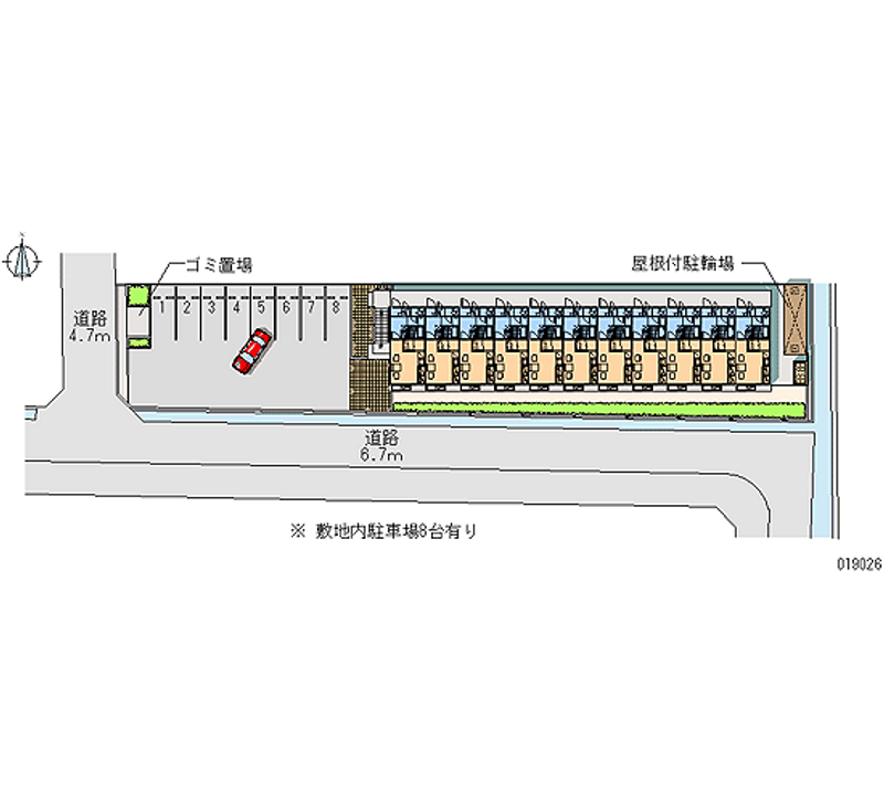 19026月租停車場