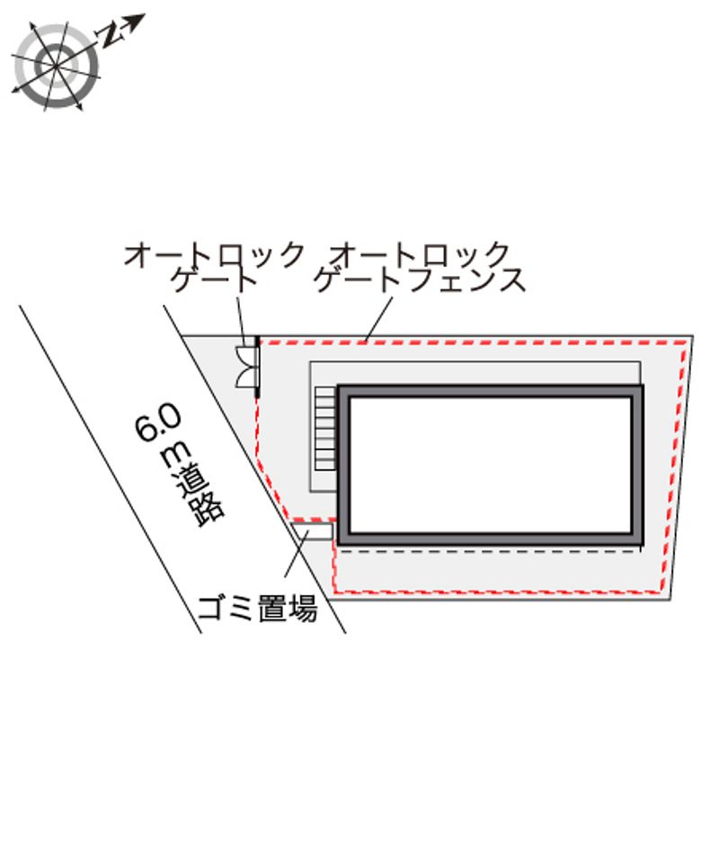 レオパレスプリムラ 配置図
