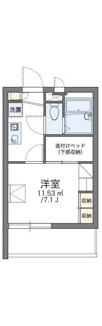 レオパレスベレオＭ 間取図