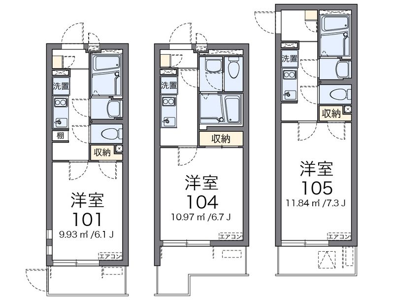 クレイノエテルノ 間取図