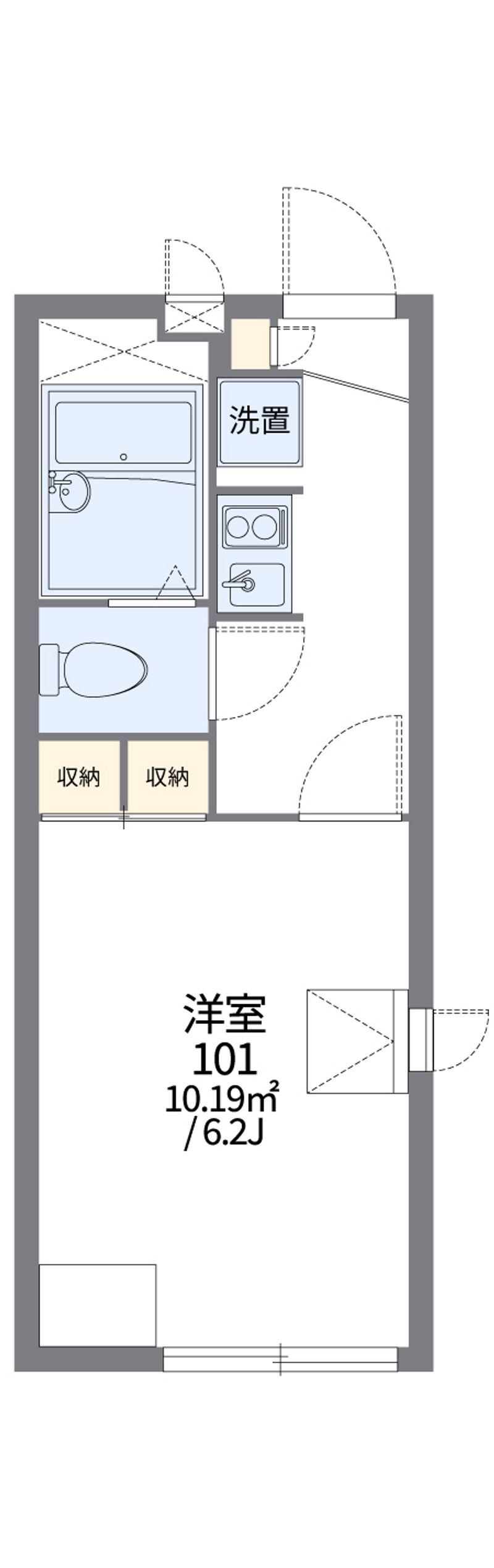 レオパレスＳＥＲＡＩ 間取図