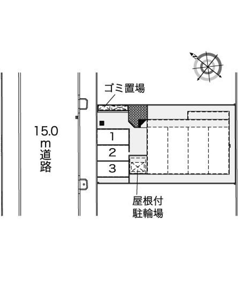 レオパレスマルコウ 配置図