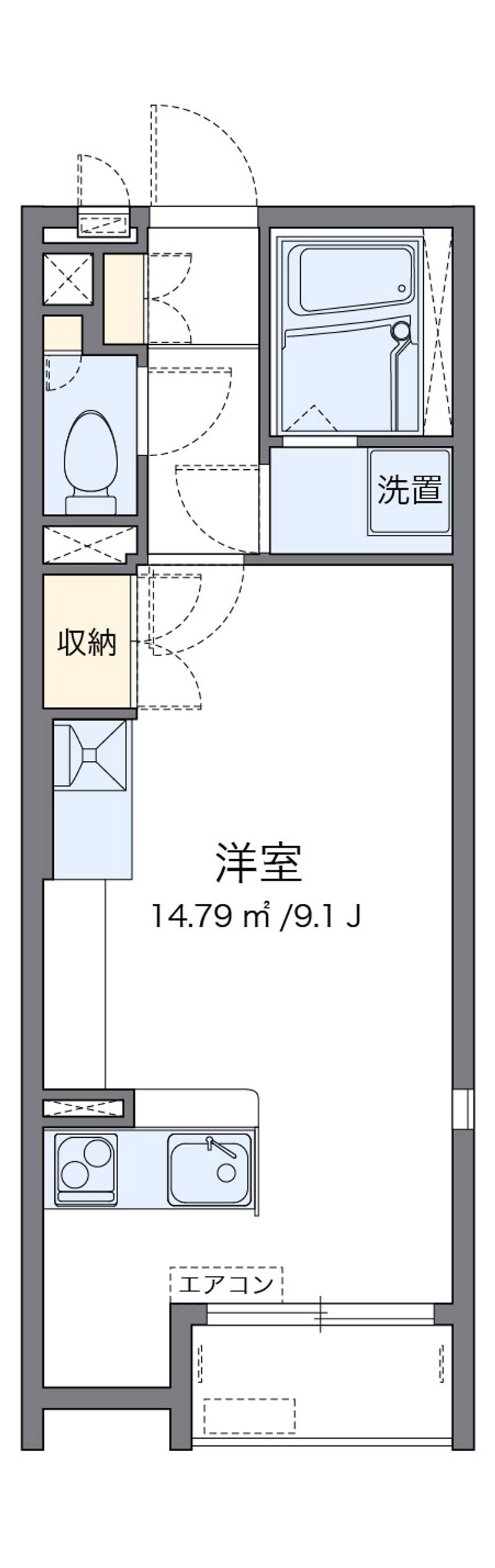 レオネクストＫⅤ 間取図