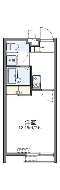 レオパレスＮＡＫＡＭＵＲＡ 間取り図