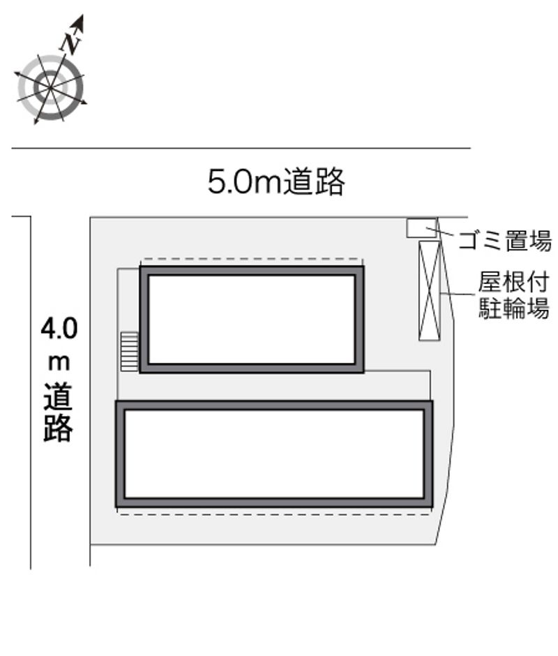 レオパレス福島 配置図