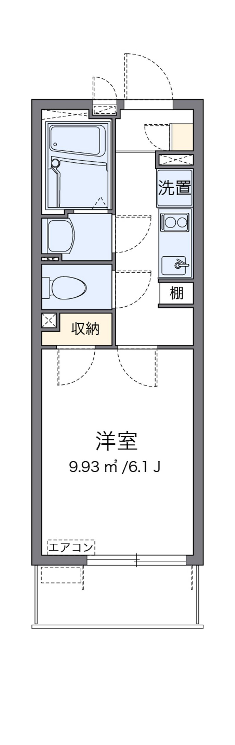 クレイノ与野 間取図