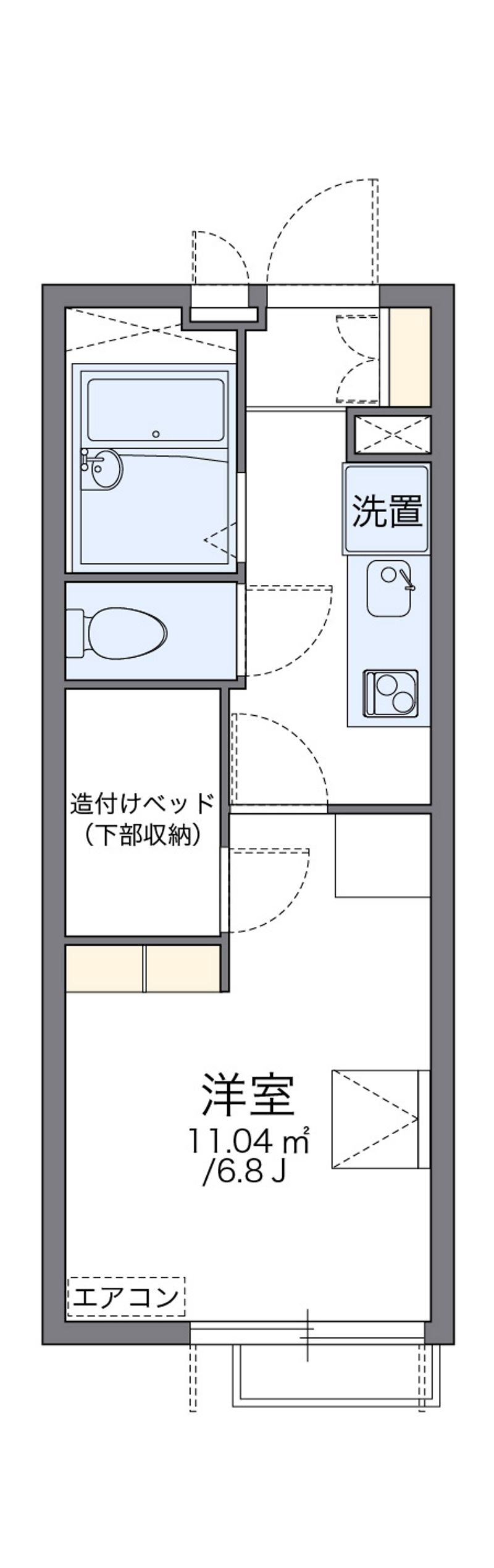 レオパレスＮ　アルシオネ 間取図