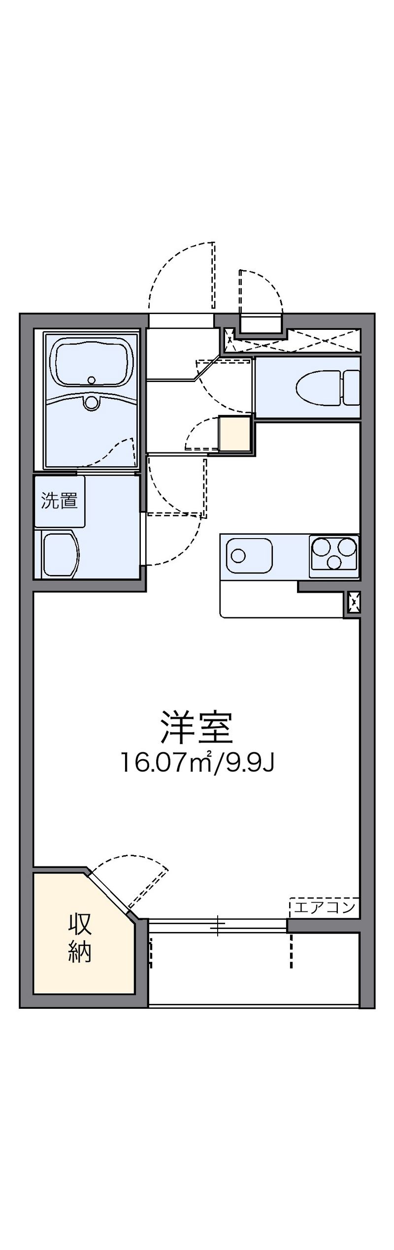 レオネクストレミュウ 間取図