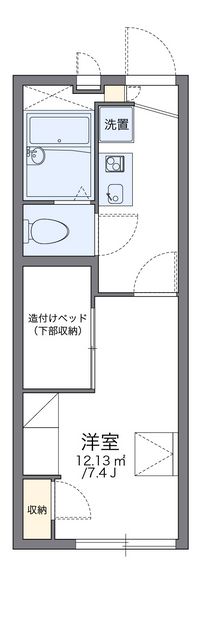 レオパレスラ　ホヤ 間取り図