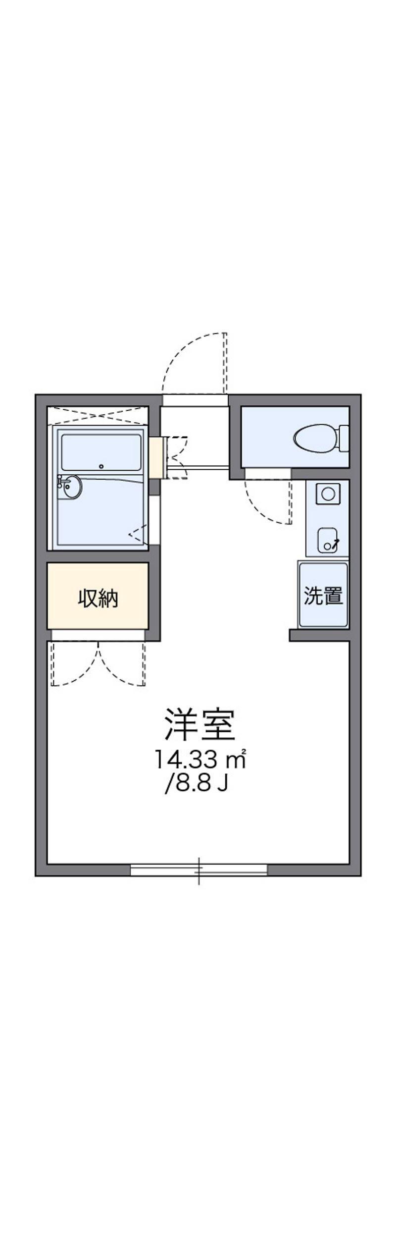 レオパレス秋桜 間取図