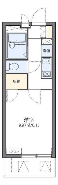 レオパレスプランドール鶴見 間取り図