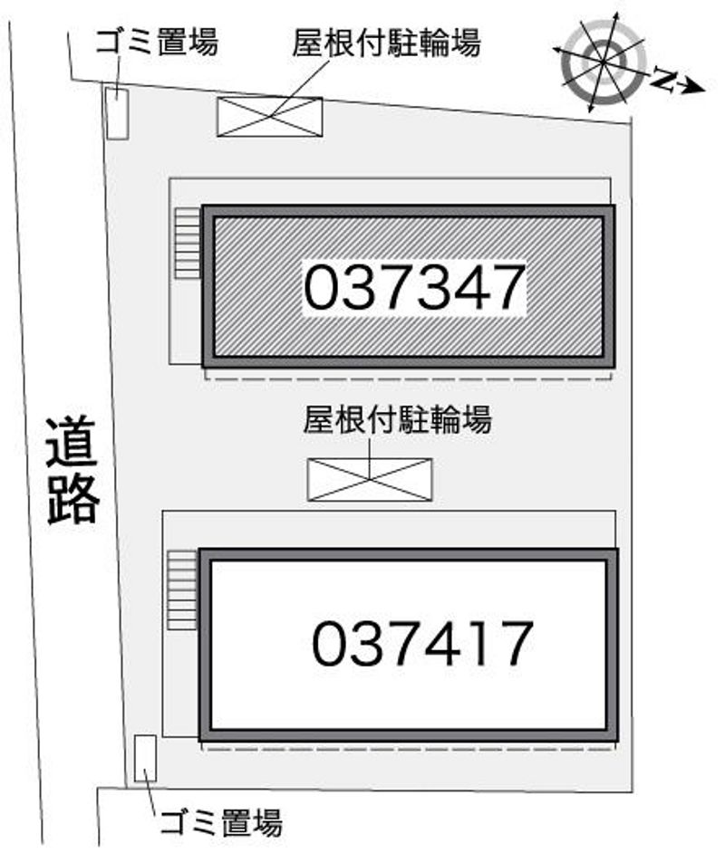 レオパレスとよしま 配置図