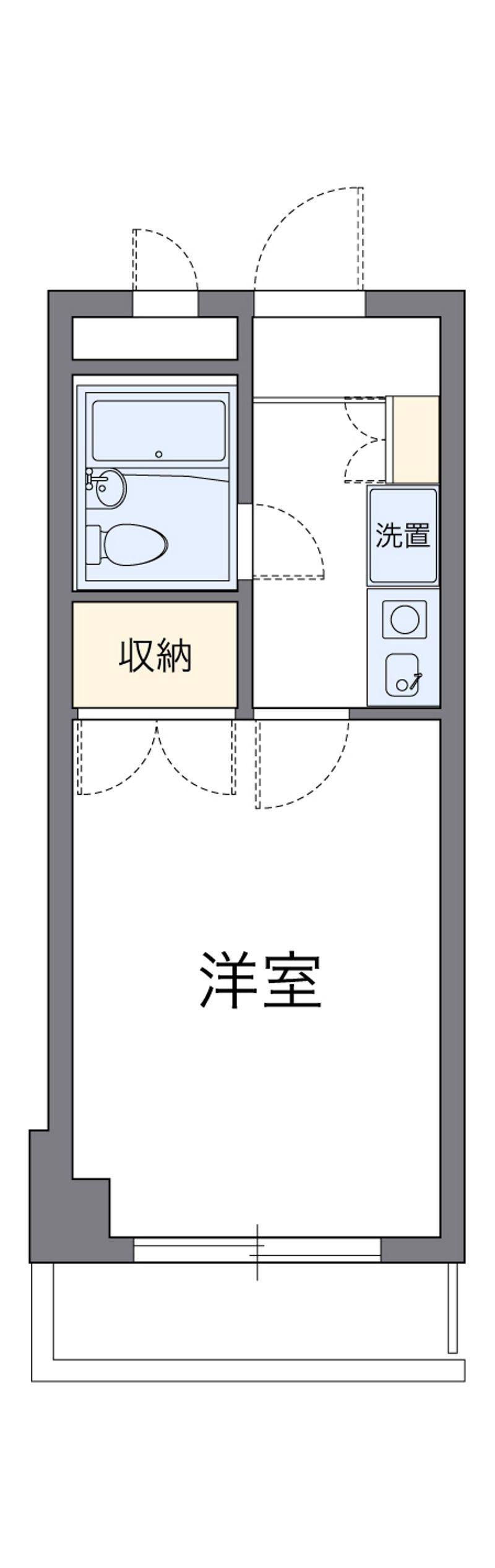 レオパレスＲＸコスモＭ 間取図