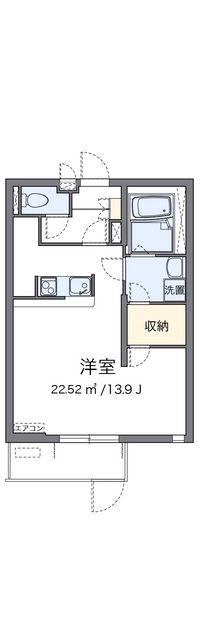 クレイノハピネス北綾瀬 間取り図