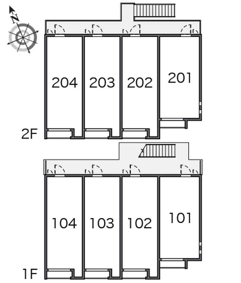 クレイノアベニューⅢ 間取り配置図