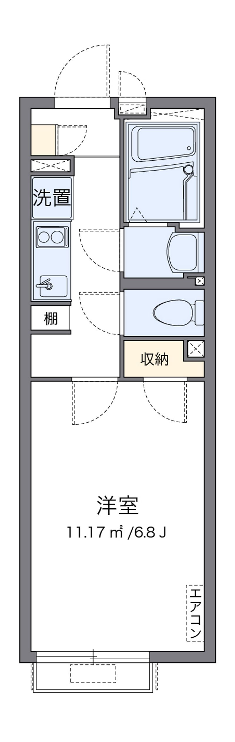 クレイノＭＩＫＩ西新宿 間取り