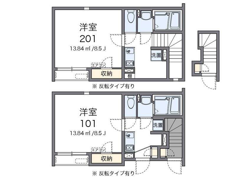 クレイノラルーチェ 間取図
