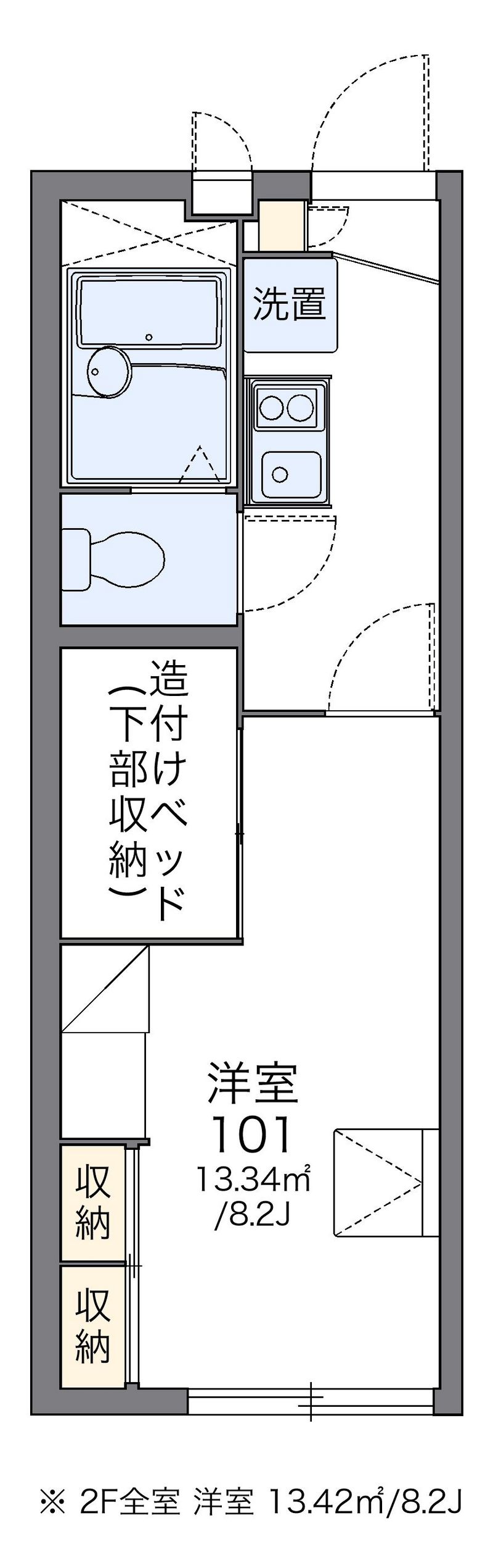 レオパレス天意 間取図