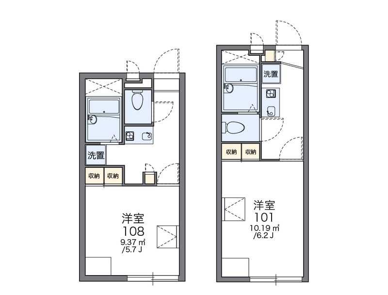 レオパレス昭和町 間取図