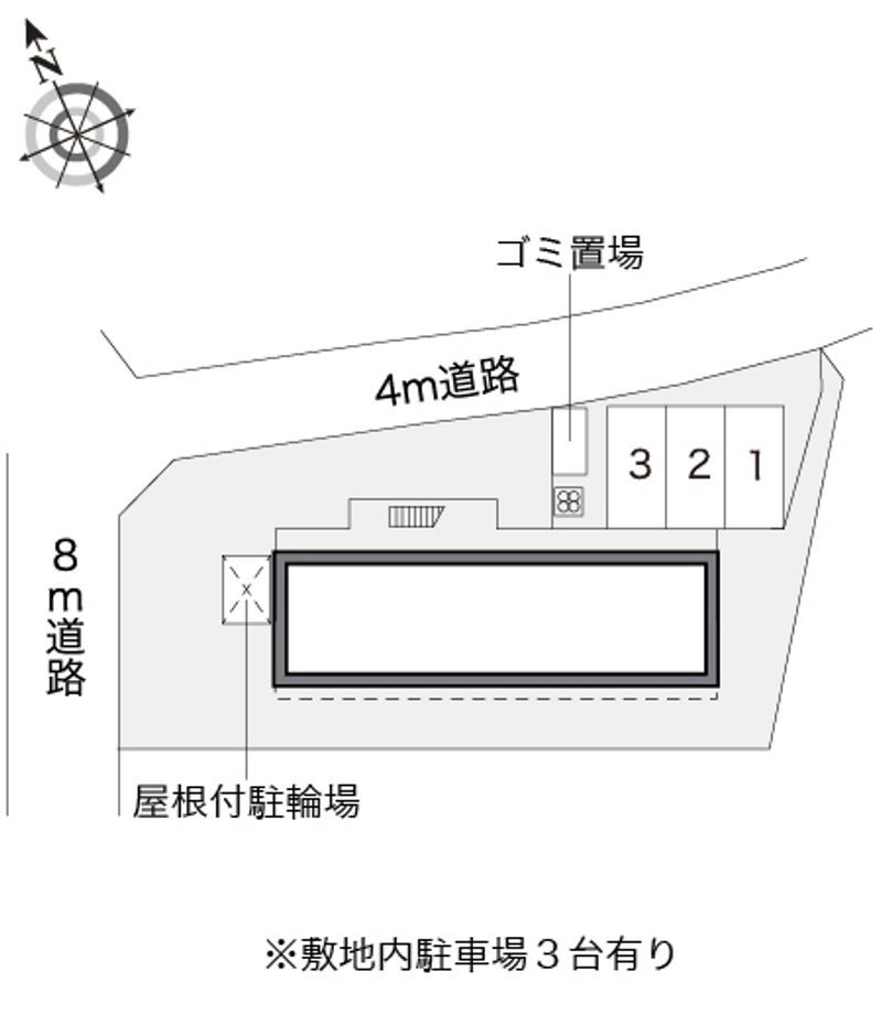 レオパレスパルティール 配置図