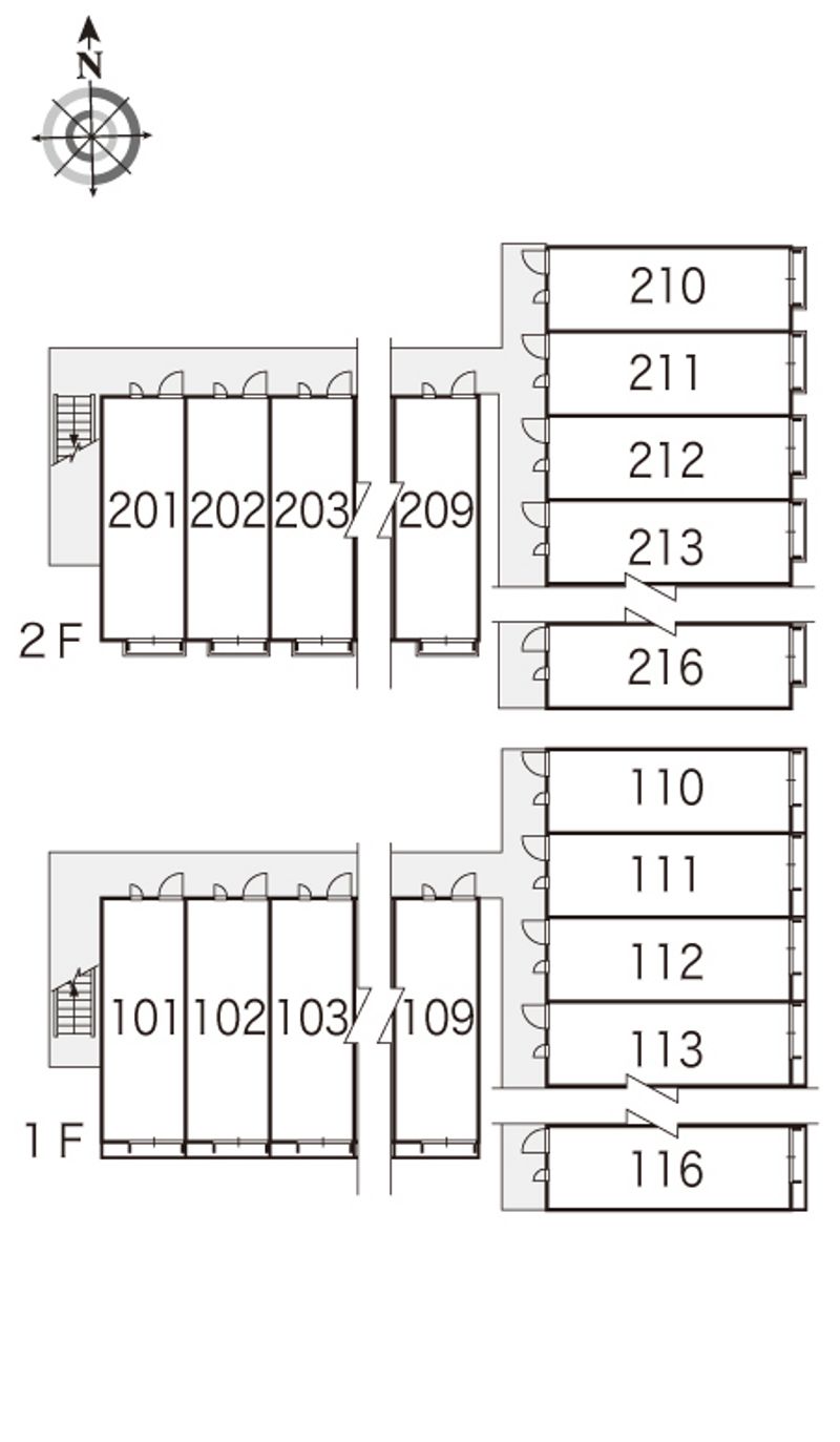 レオパレスＴ＆Ｙ 間取配置図