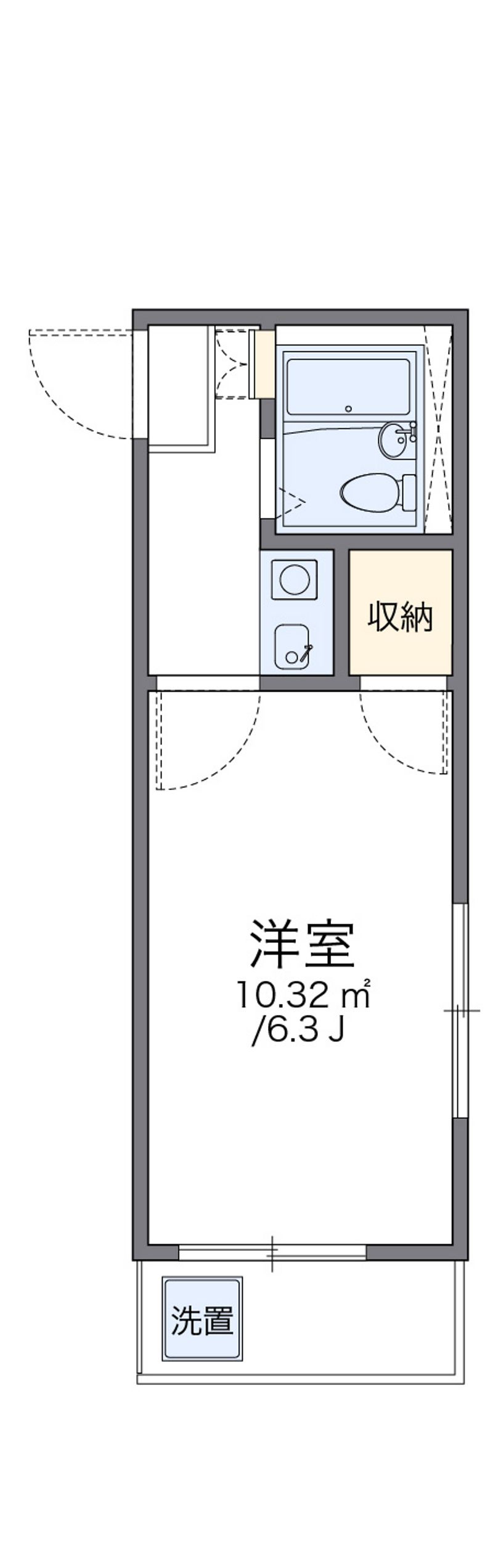 レオパレス春日部第５ 間取図