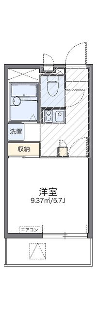 レオパレスラポールⅠ 間取り図