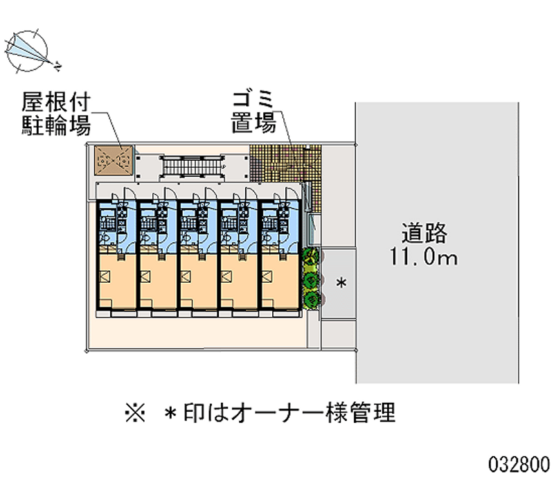 レオパレスルーイヒ 区画図