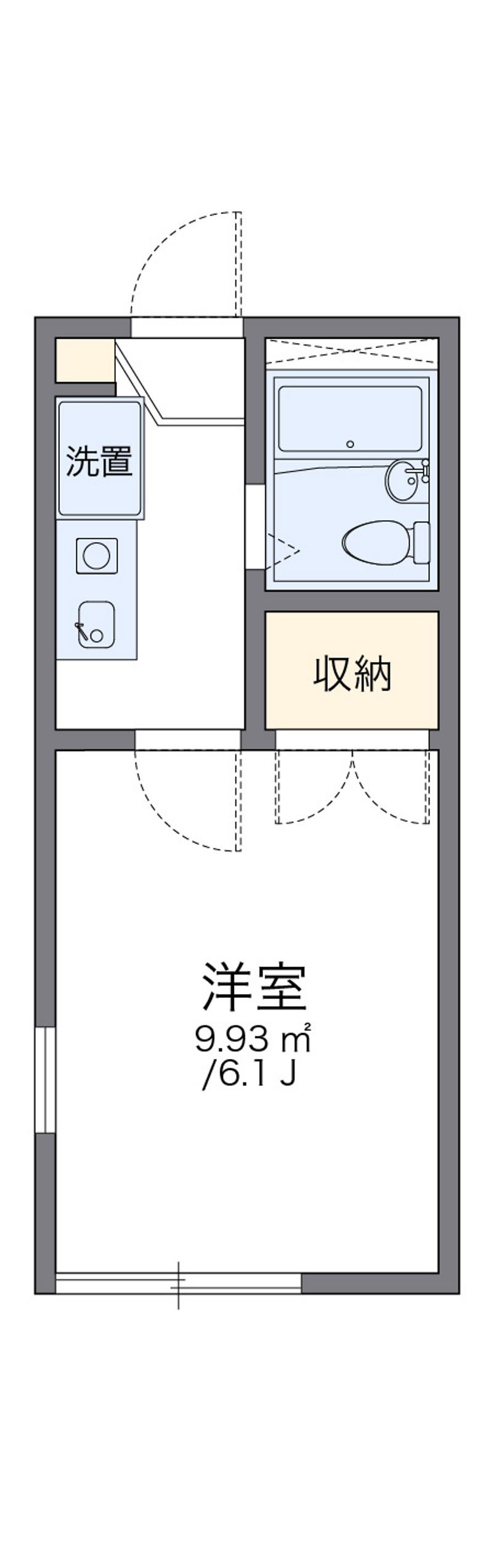 レオパレスイキ明大前 間取り