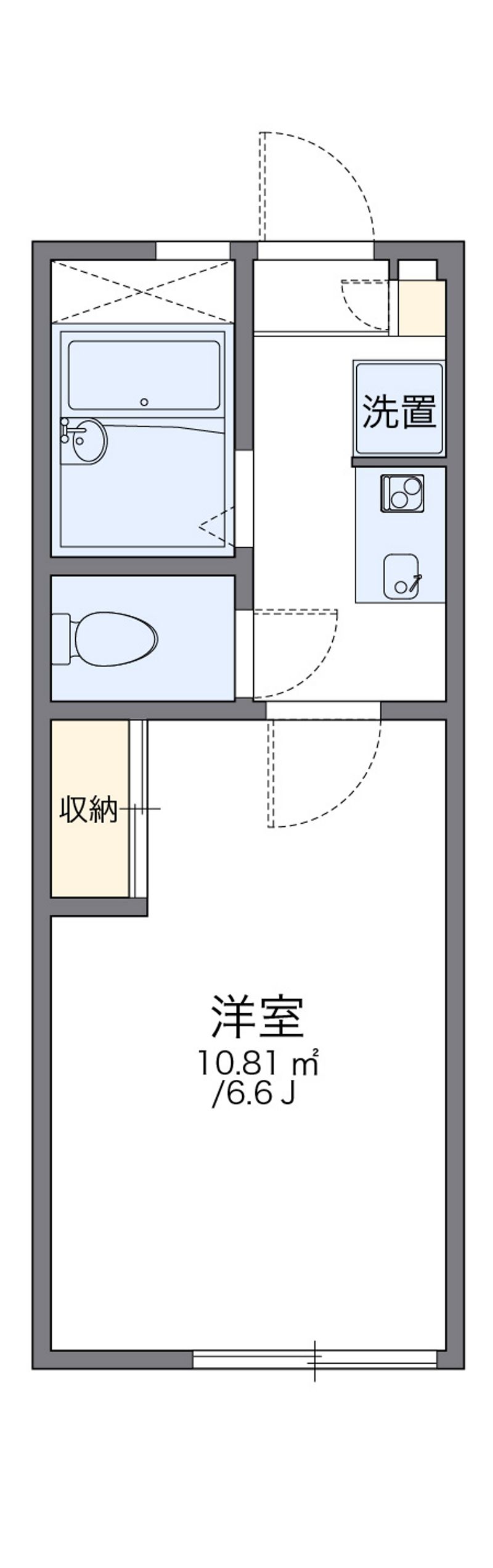 レオパレスエビデンスⅠ 間取図