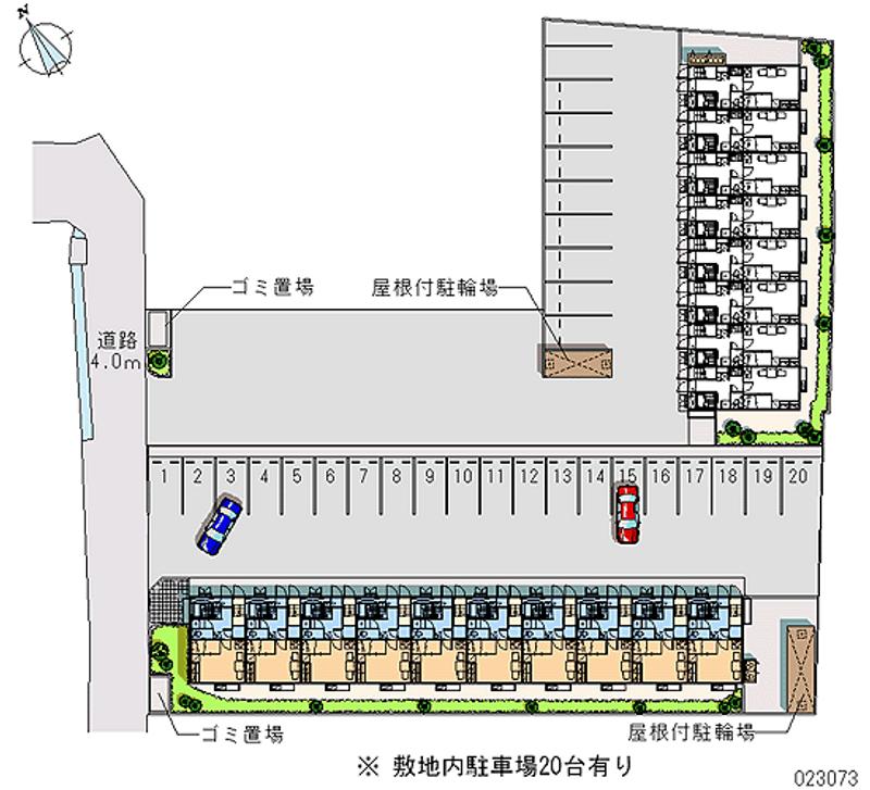 レオパレス野洲 月極駐車場