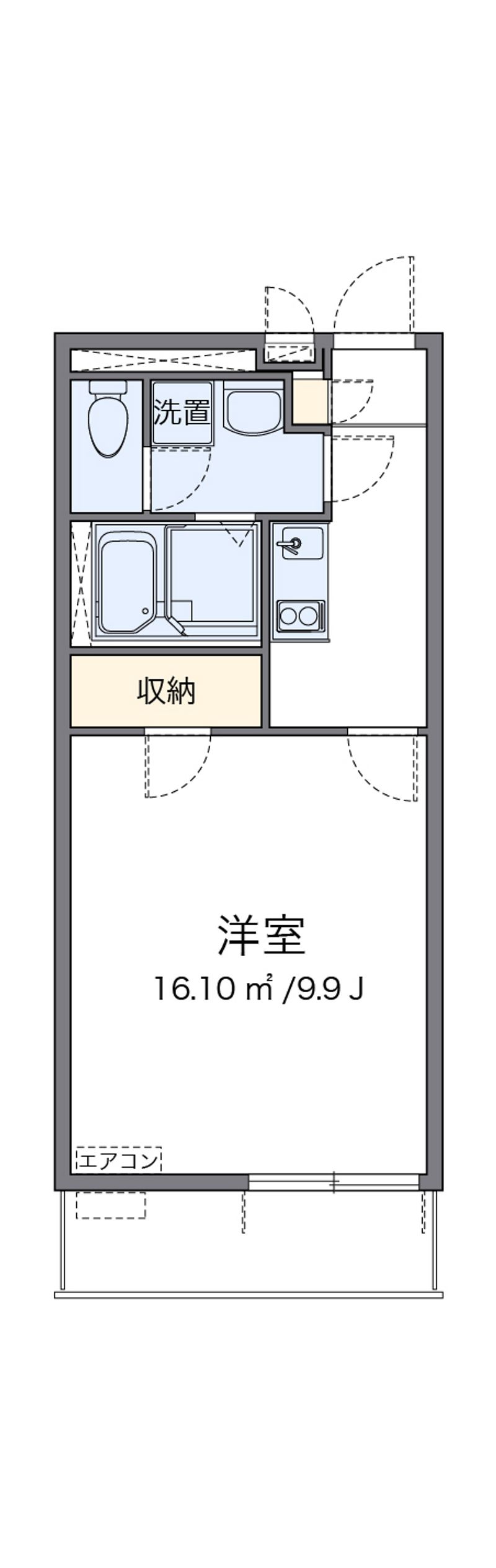 クレイノＬＩＴＴＬＥ　ＷＩＮＧ 間取り