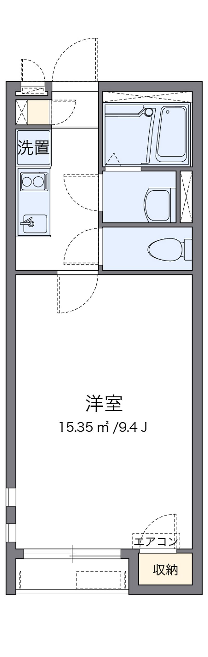 クレイノワン 間取図