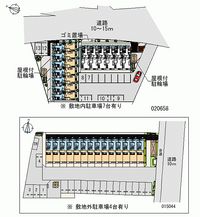 レオパレス延久Ⅳ 区画図